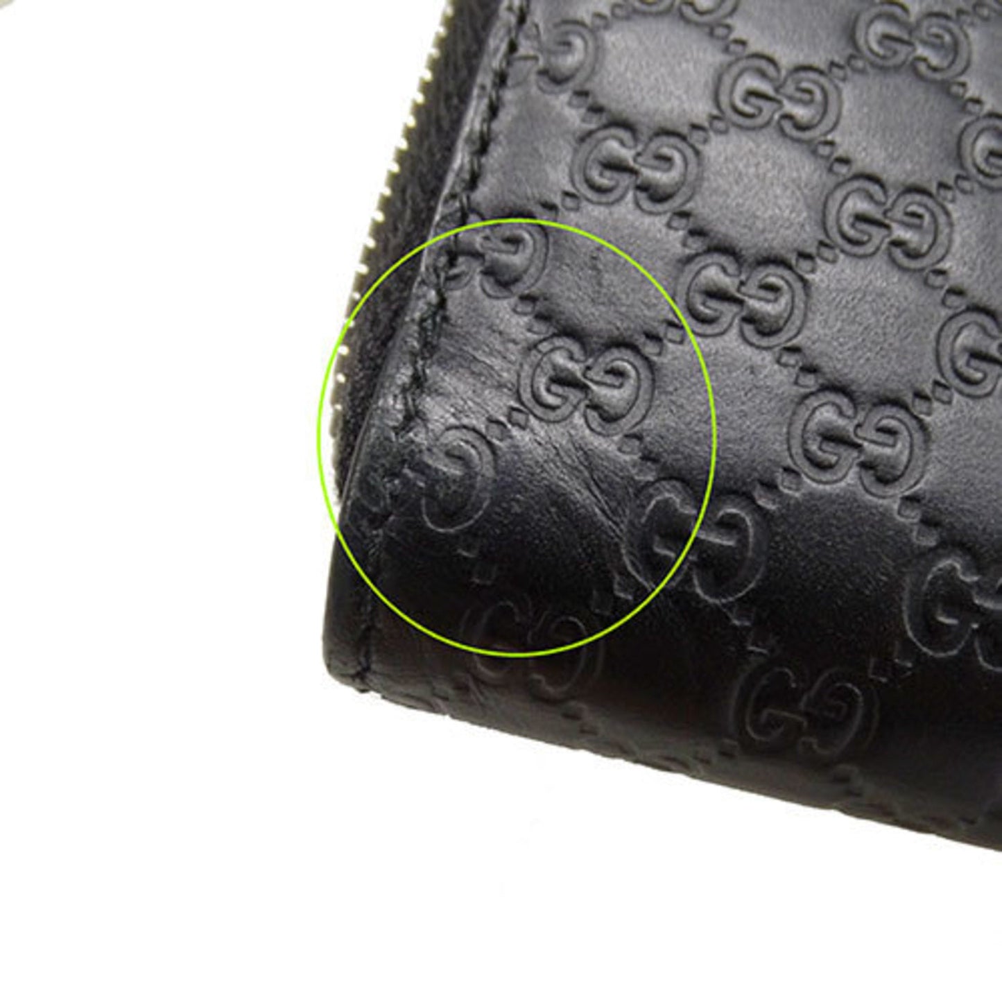 Gucci Black Leather Long Wallet (Bi-Fold)