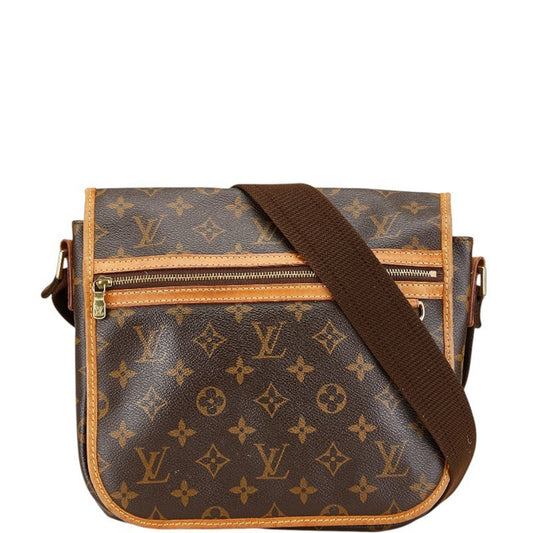 Louis Vuitton Monogram Brown Pvc Leather Shoulder Bag ()