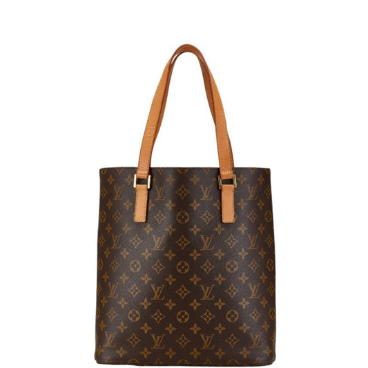 Louis Vuitton Brown Pvc Leather Shoulder Bag Tote Bag ()