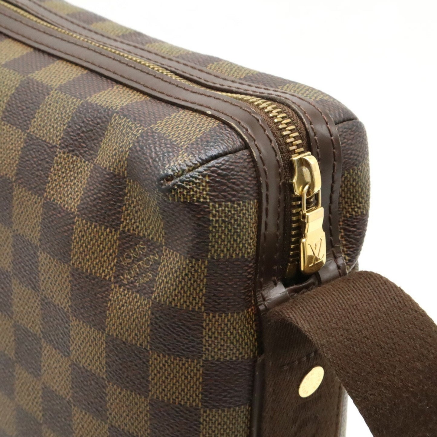 Louis Vuitton Brown Pvc Shoulder Bag
