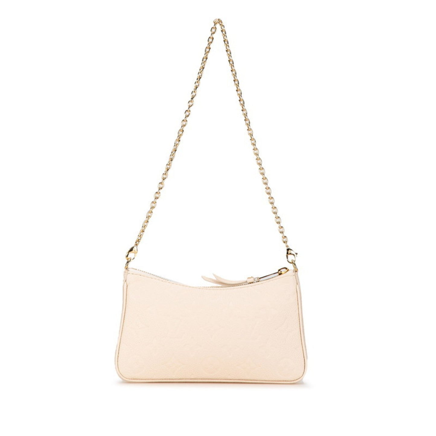 Louis Vuitton White Leather Handbag Shoulder Bag