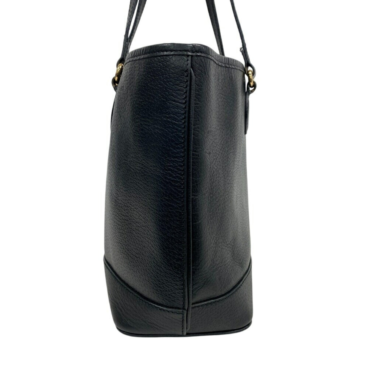 Gucci Black Leather Tote Bag