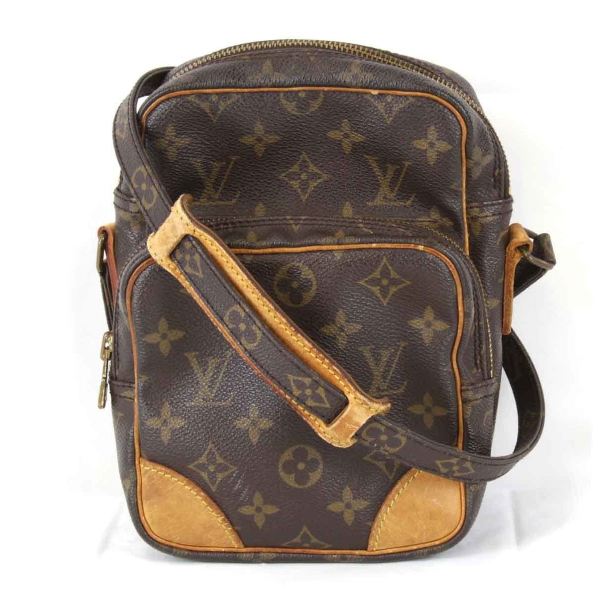 Louis Vuitton Brown Monogram Shoulder Bag ()