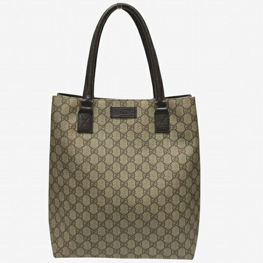 Gucci Brown Pvc Leather Tote Bag ()