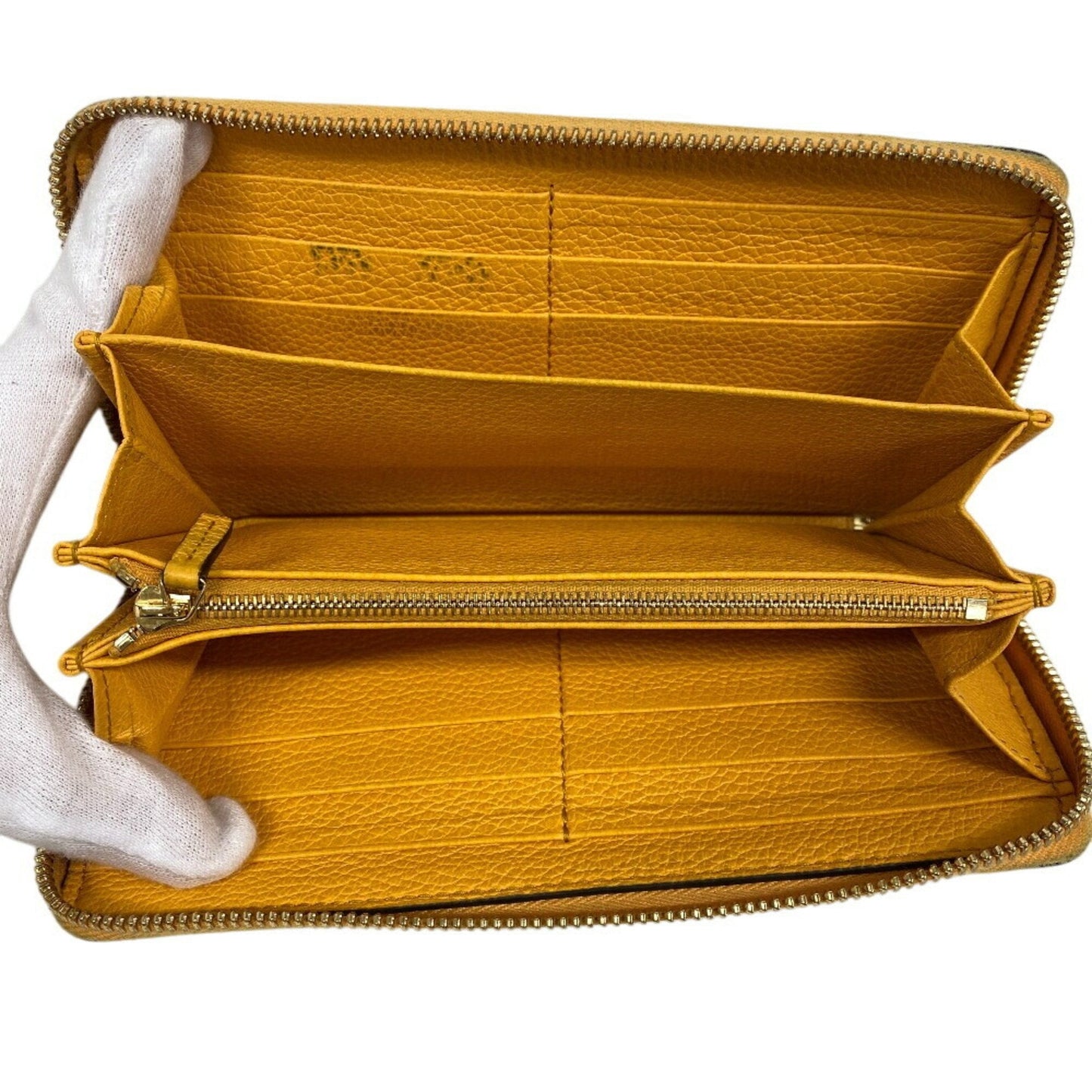 Gucci Yellow Leather Wallet (Bi-Fold)