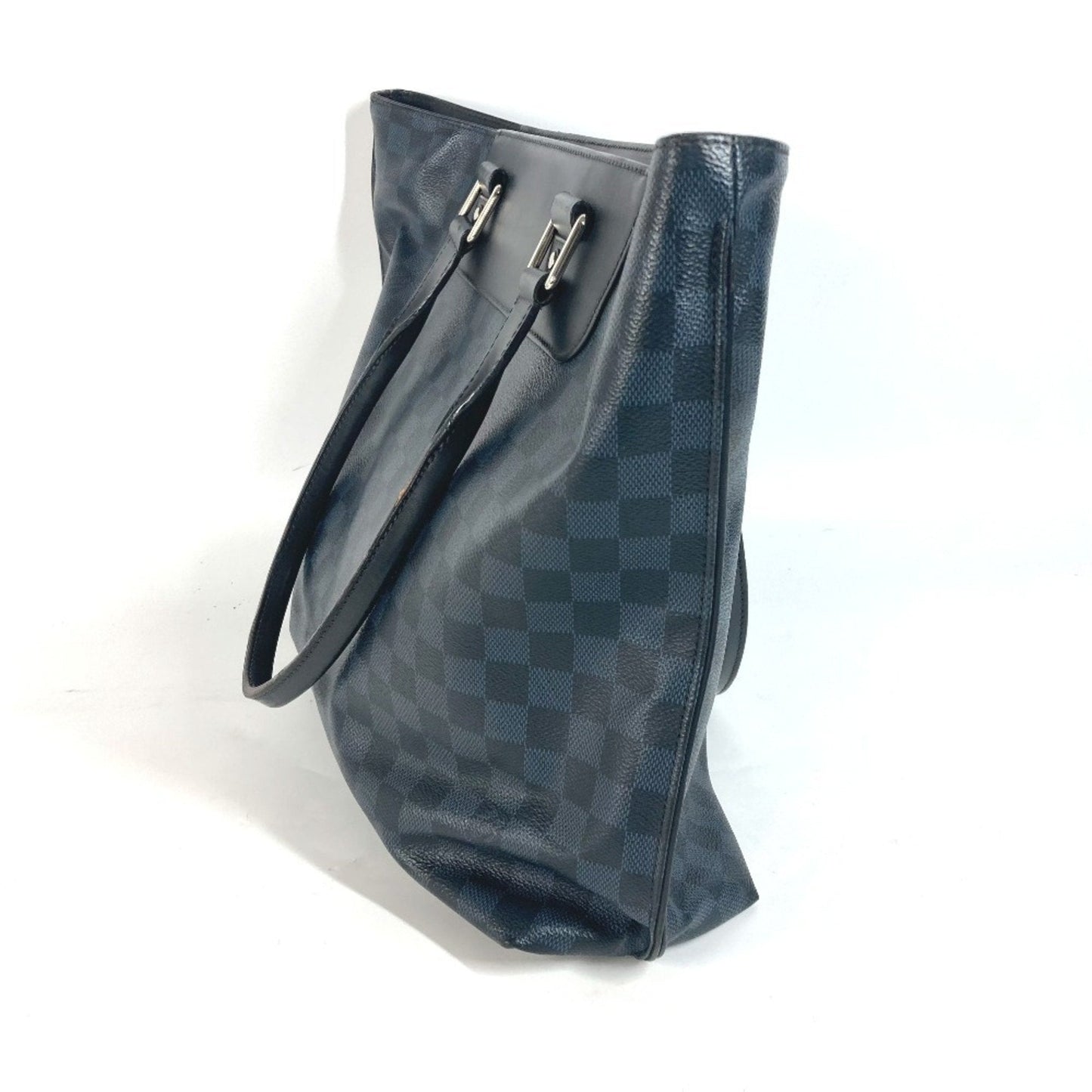 Louis Vuitton Navy Damier Canvas Shoulder Bag Tote Bag