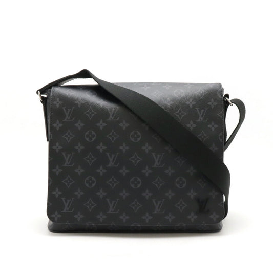 Louis Vuitton Black Gray Monogram Eclipse Monogram Eclipse Shoulder Bag ()