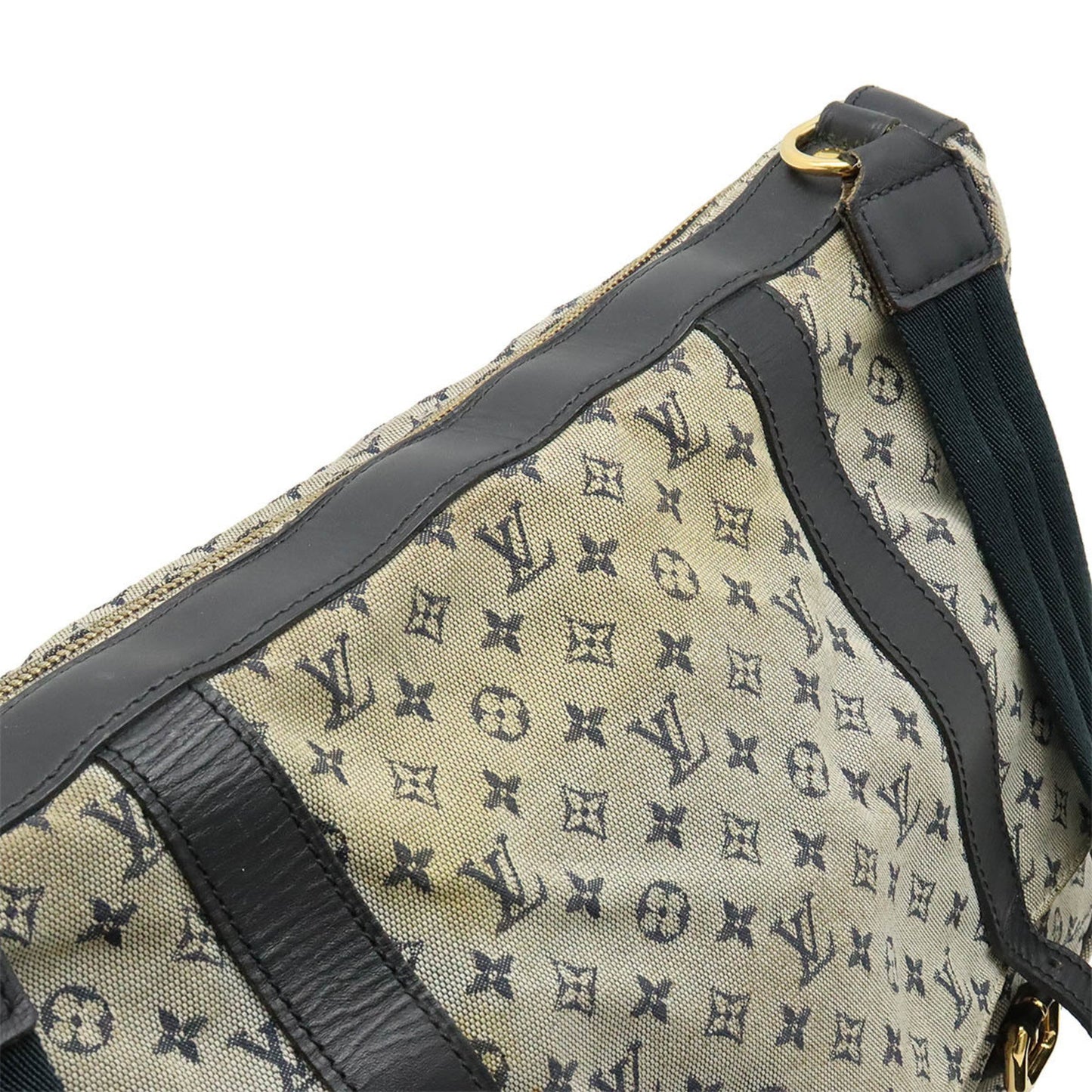Louis Vuitton Blue Monogram Canvas Shoulder Bag