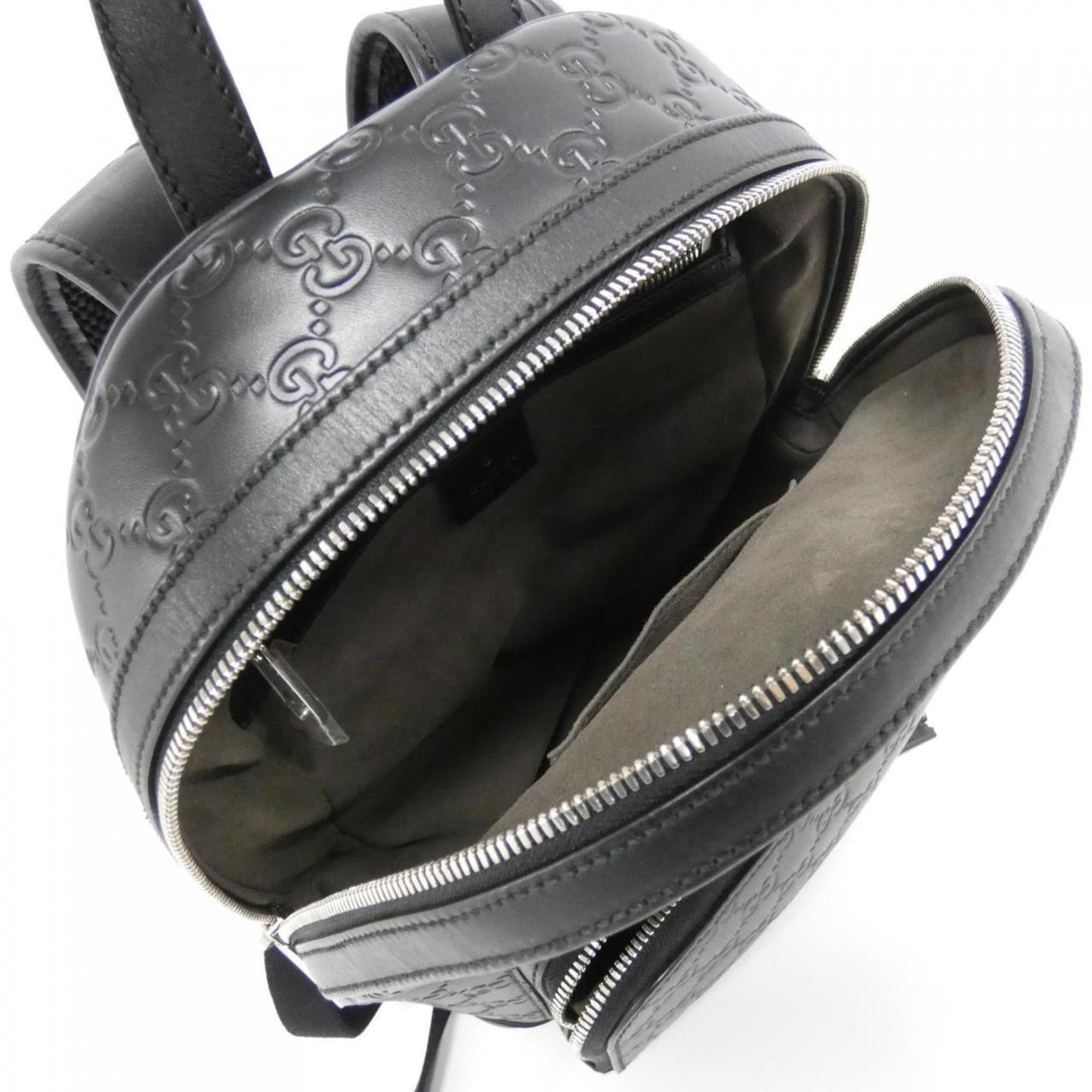 Gucci Black Leather Backpack