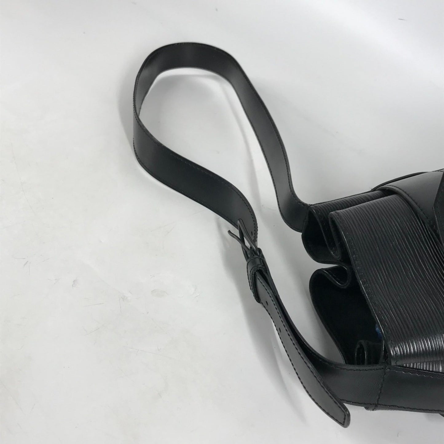 Louis Vuitton Black Noir Epi Leather Shoulder Bag