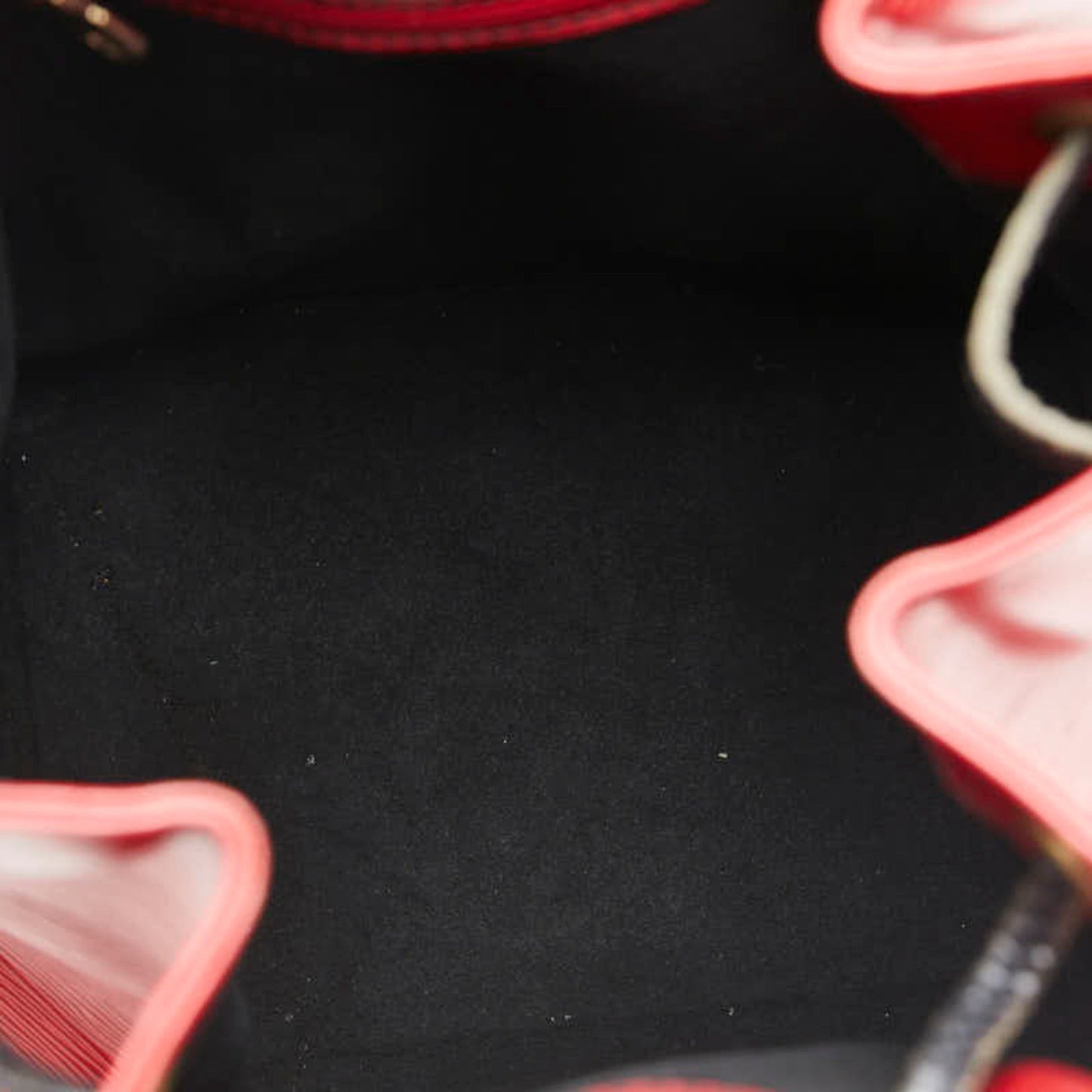 Louis Vuitton Castilian Red Noir Epi Leather Shoulder Bag
