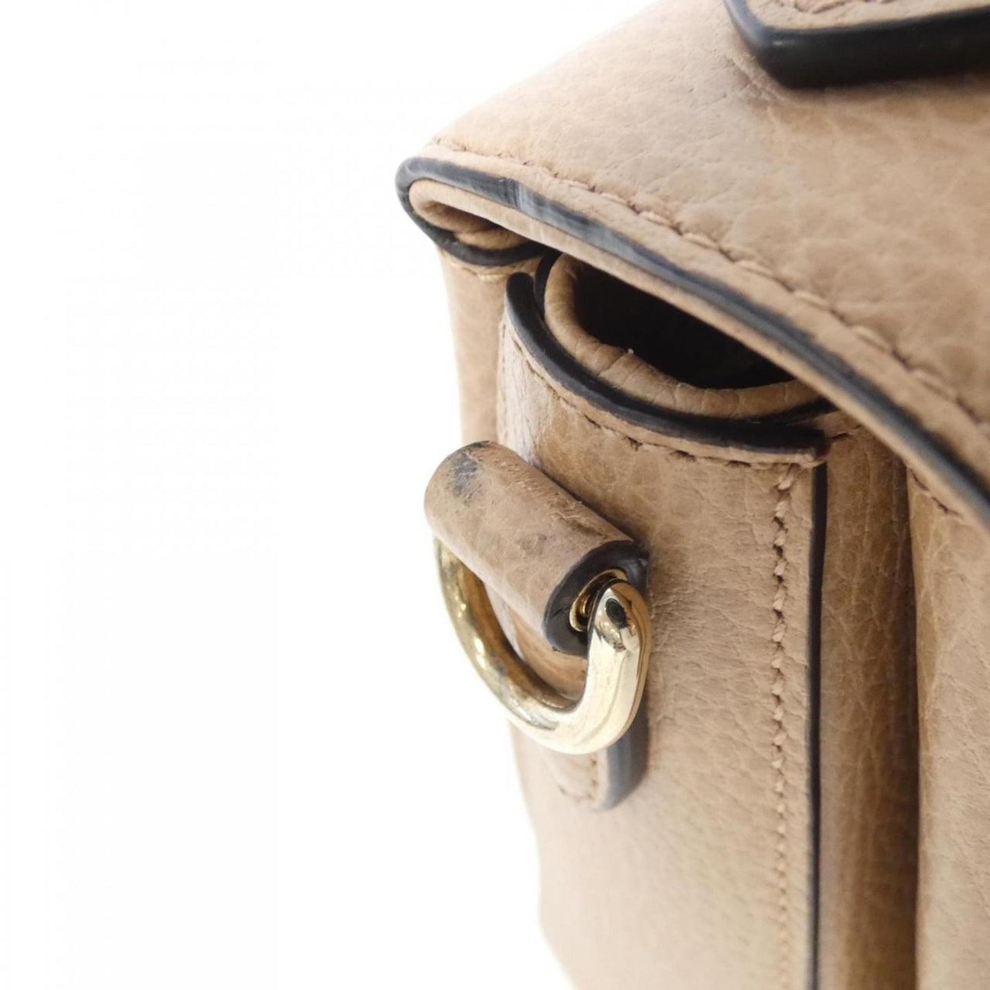 Gucci Beige Leather Handbag