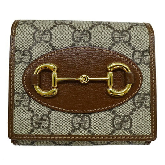 Gucci Brown Gg Supreme Wallet (Bi-Fold) ()