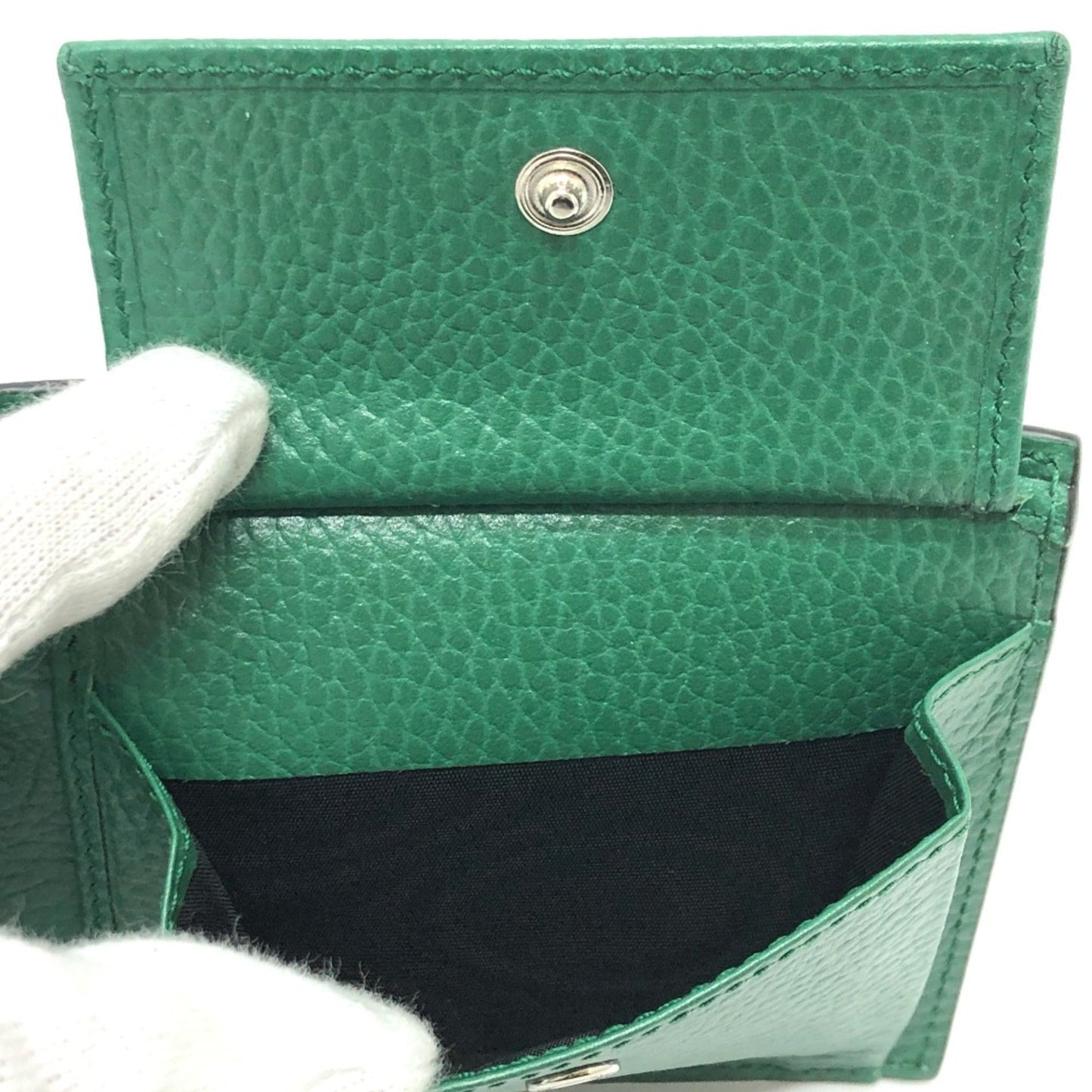 Gucci Black Leather Wallet (Bi-Fold)