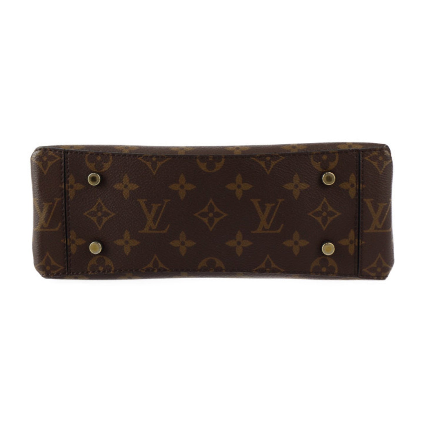 Louis Vuitton Black Brown Monogram Handbag Shoulder Bag Tote Bag
