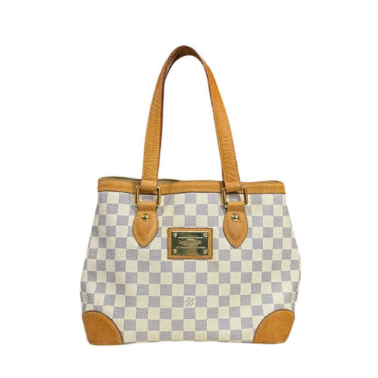 Louis Vuitton White Damier Azur Shoulder Bag ()