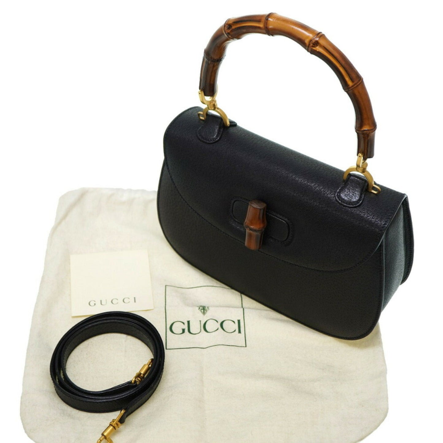 Gucci Gold Leather Handbag