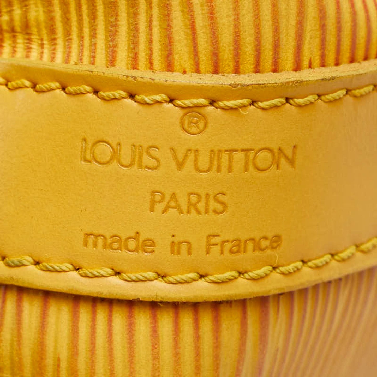 Louis Vuitton Epi Yellow Gold Leather Shoulder Bag