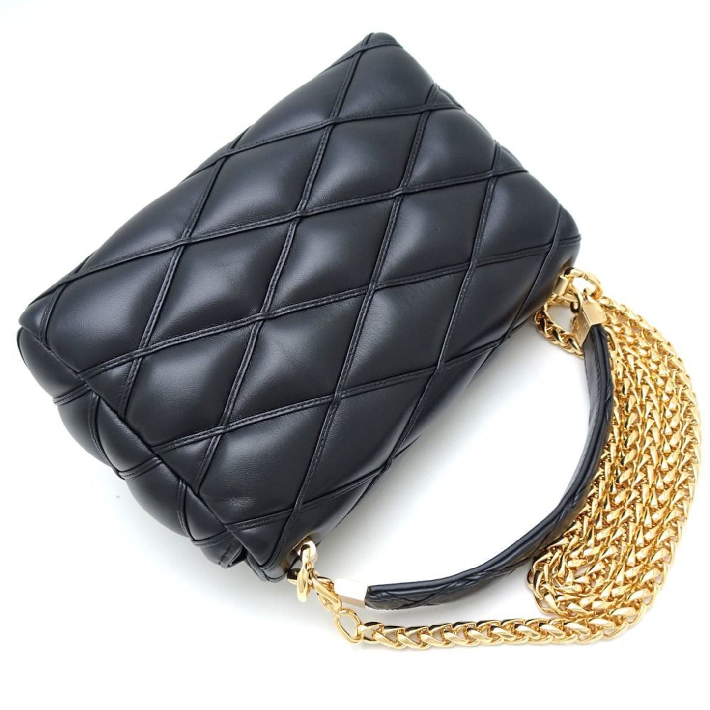 Louis Vuitton Noir Leather Shoulder Bag