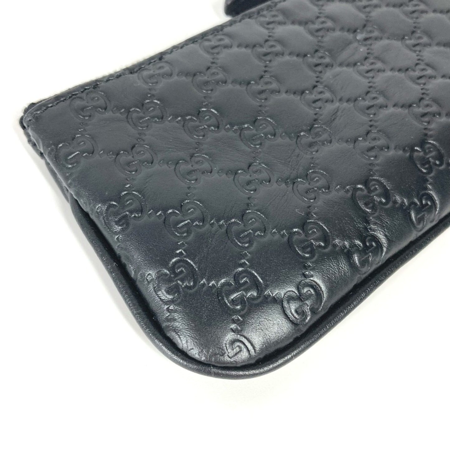 Gucci Black Leather Coin Purse/Coin Case