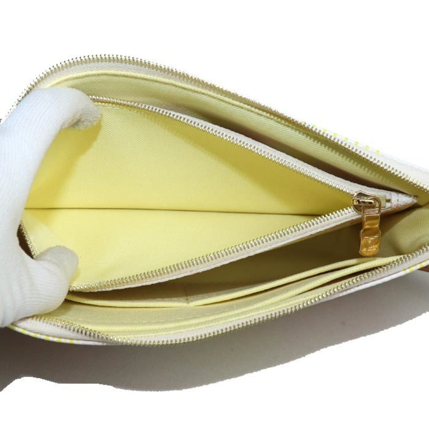 Louis Vuitton Peach Pink Damier Canvas Shoulder Bag