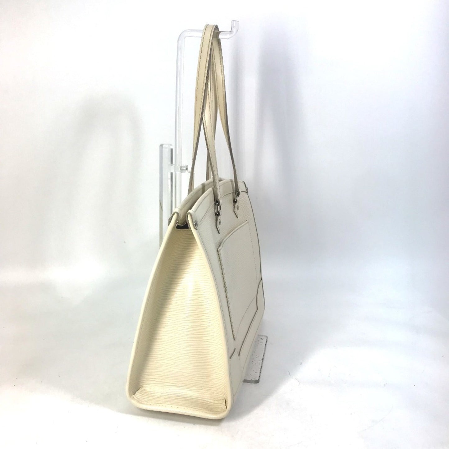Louis Vuitton White Leather Shoulder Bag