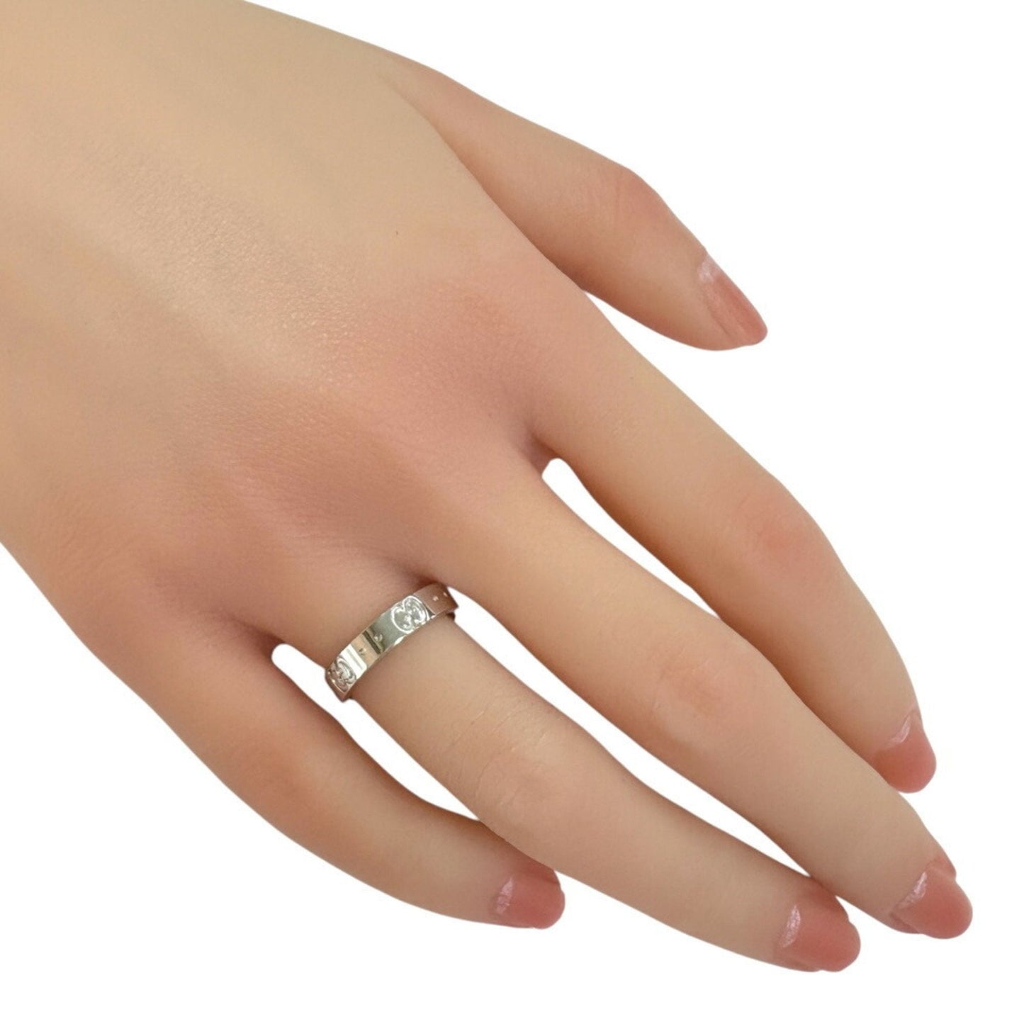 Gucci Icon Silver White Gold (18K) Band Ring