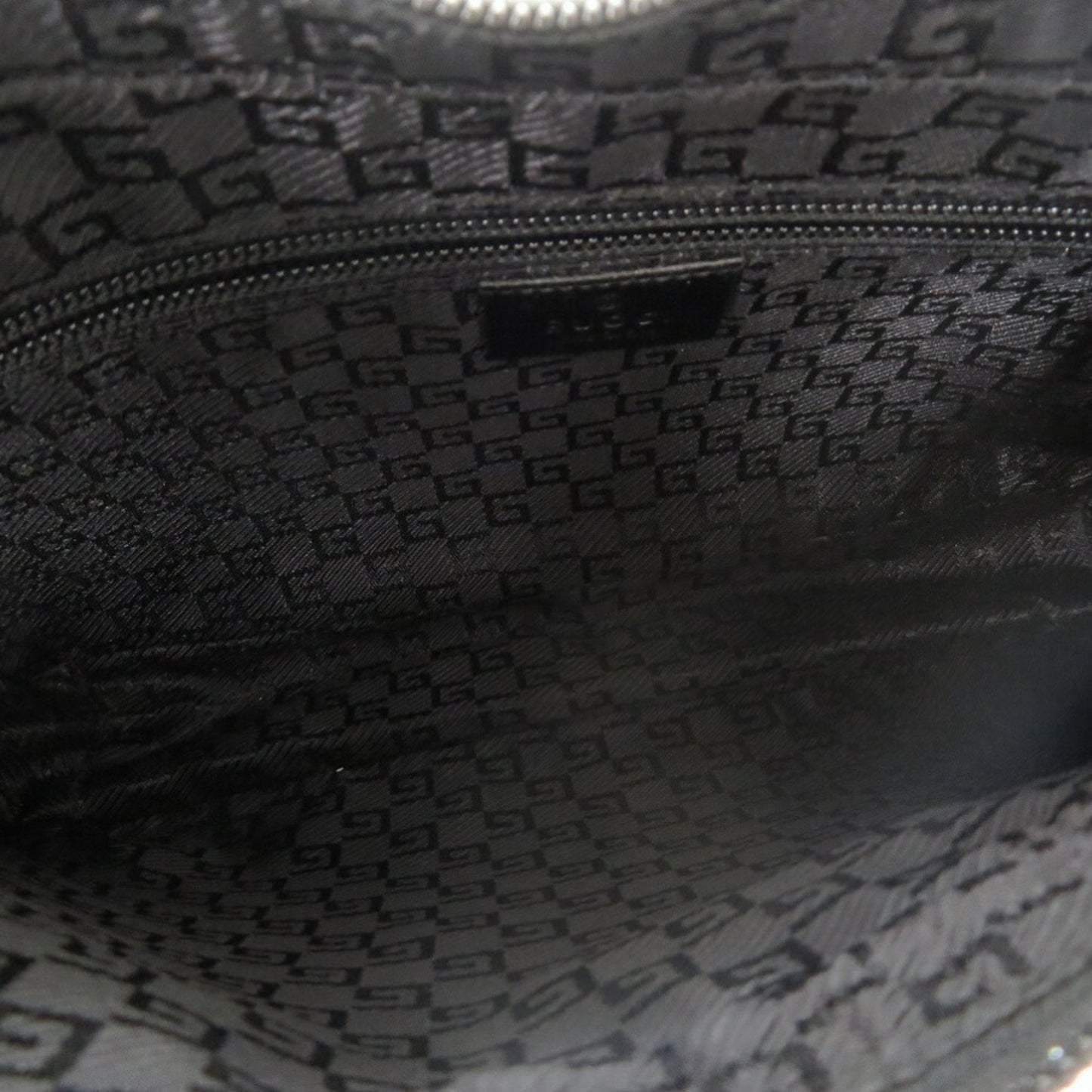 Gucci Black Canvas Shoulder Bag