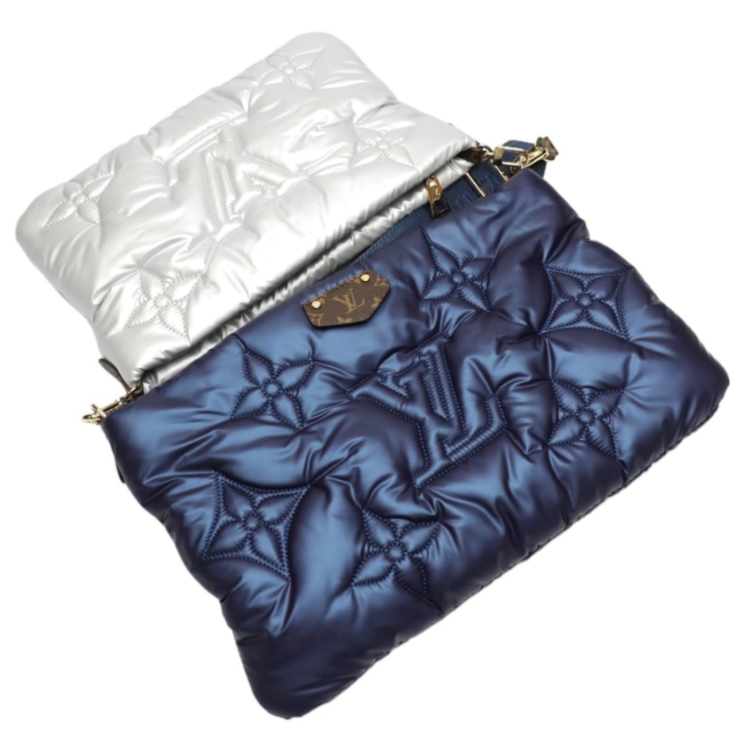 Louis Vuitton Navy Pouch Shoulder Bag