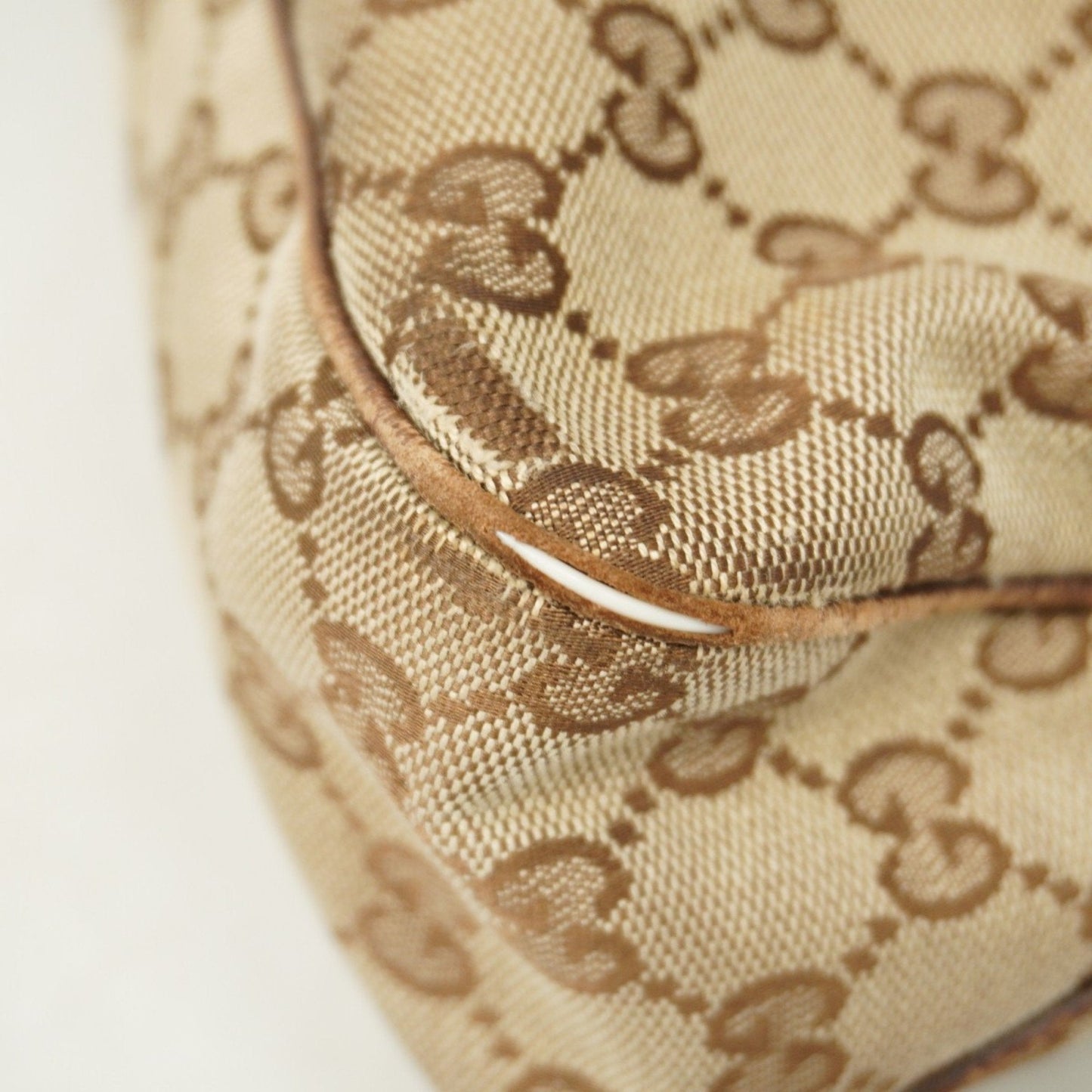 Gucci Brown Canvas Tote Bag