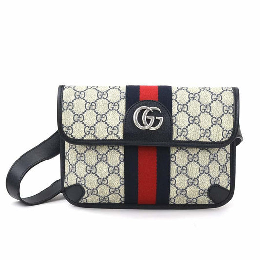 Gucci Gg Marmont Navy Gg Supreme Fanny Pack ()