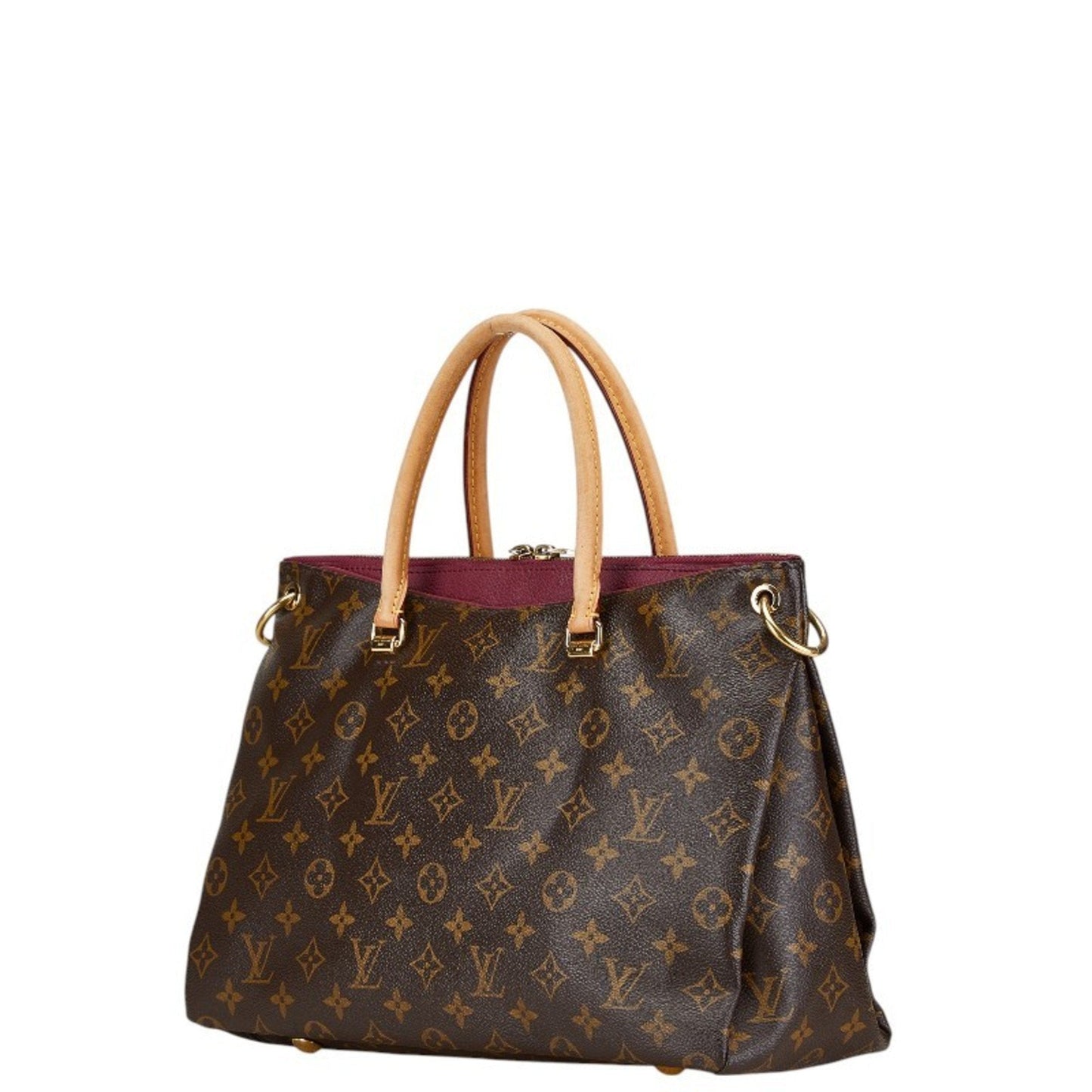 Louis Vuitton Monogram Aurore Brown Monogram Purple Monogram Leather Handbag Shoulder Bag
