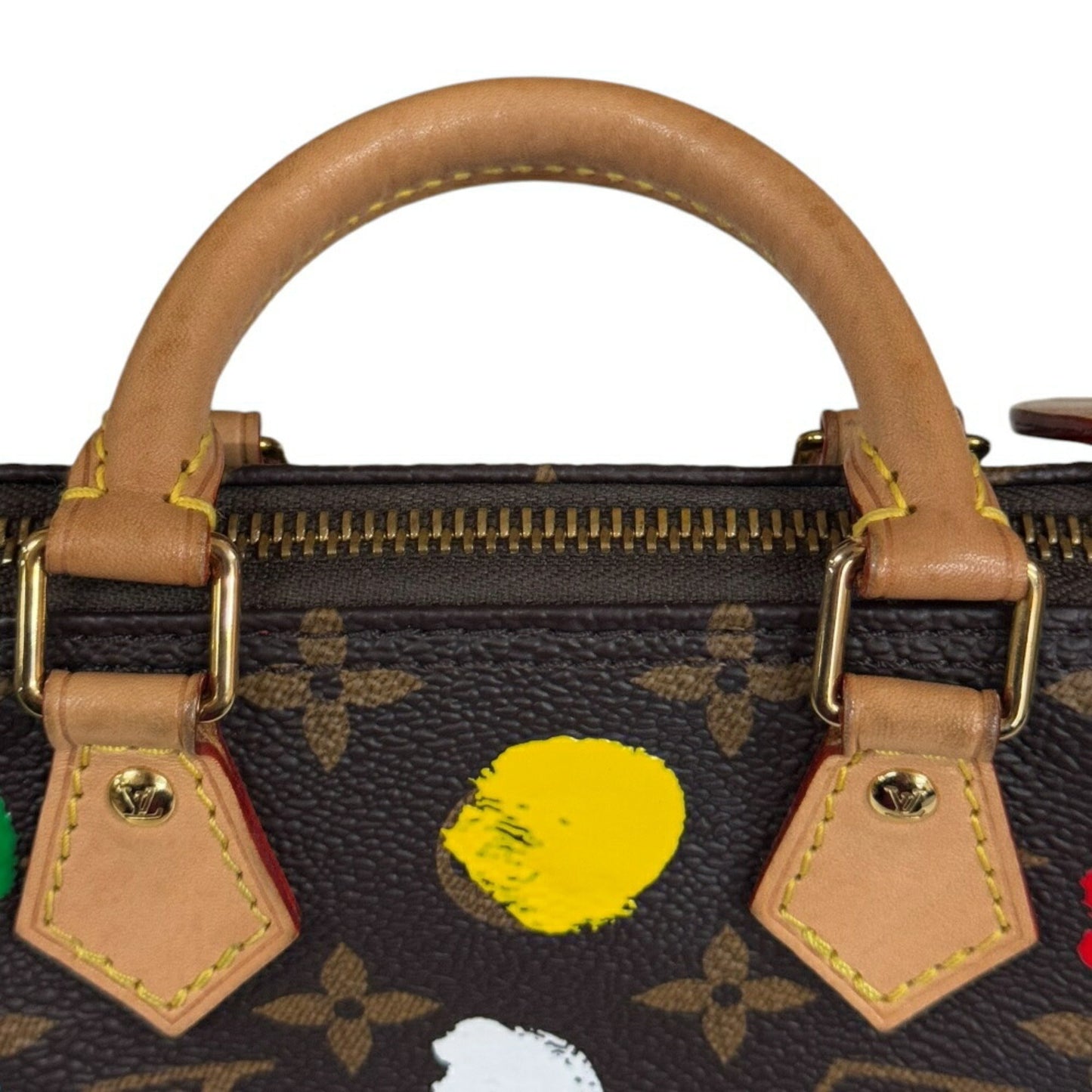Louis Vuitton Yayoi Kusama Brown Multi-Color Monogram Shoulder Bag