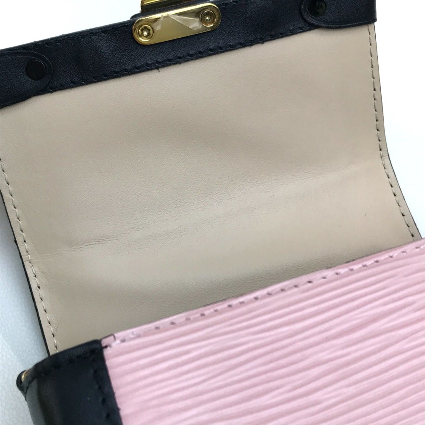 Louis Vuitton Pink Leather Shoulder Bag
