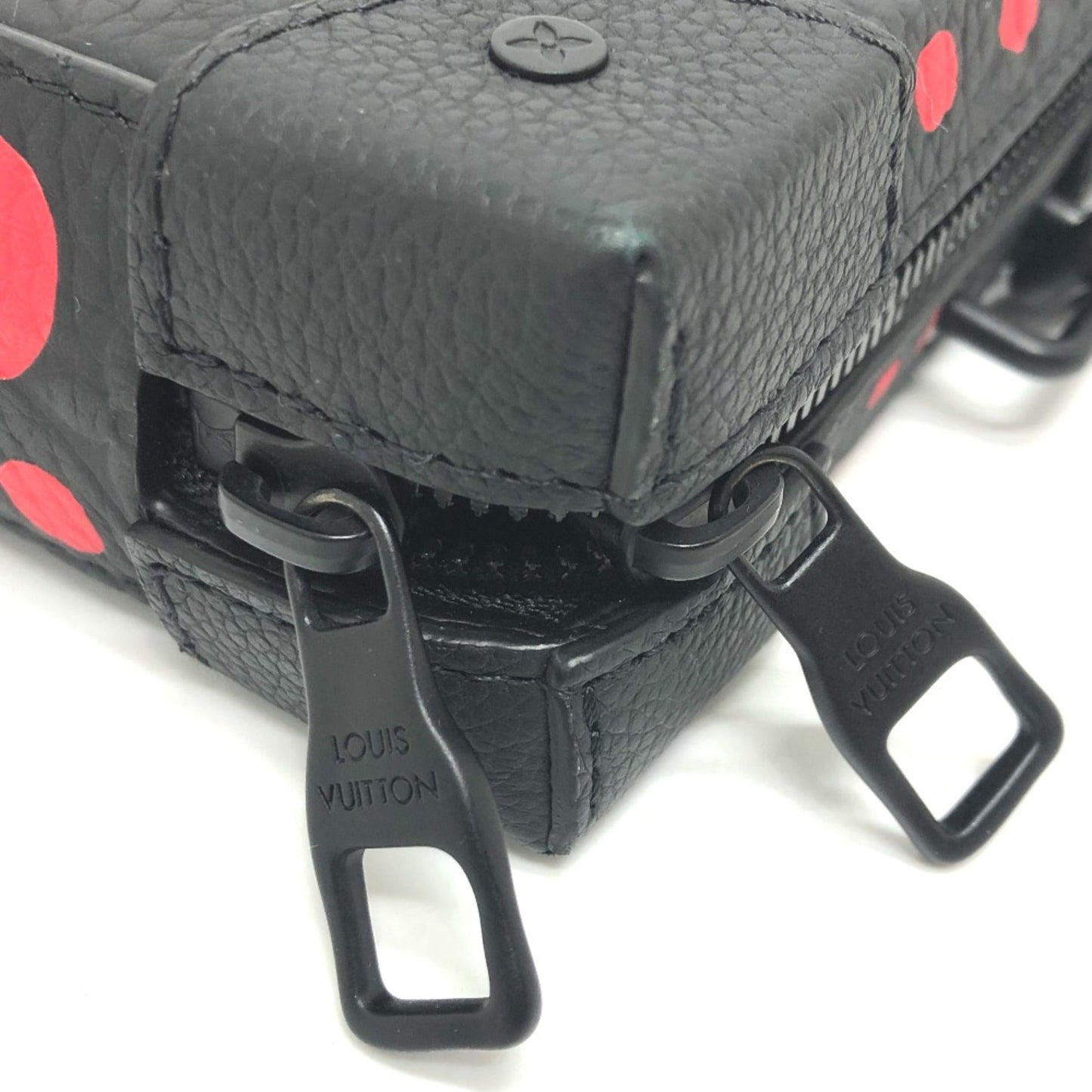 Louis Vuitton Black Leather Shoulder Bag