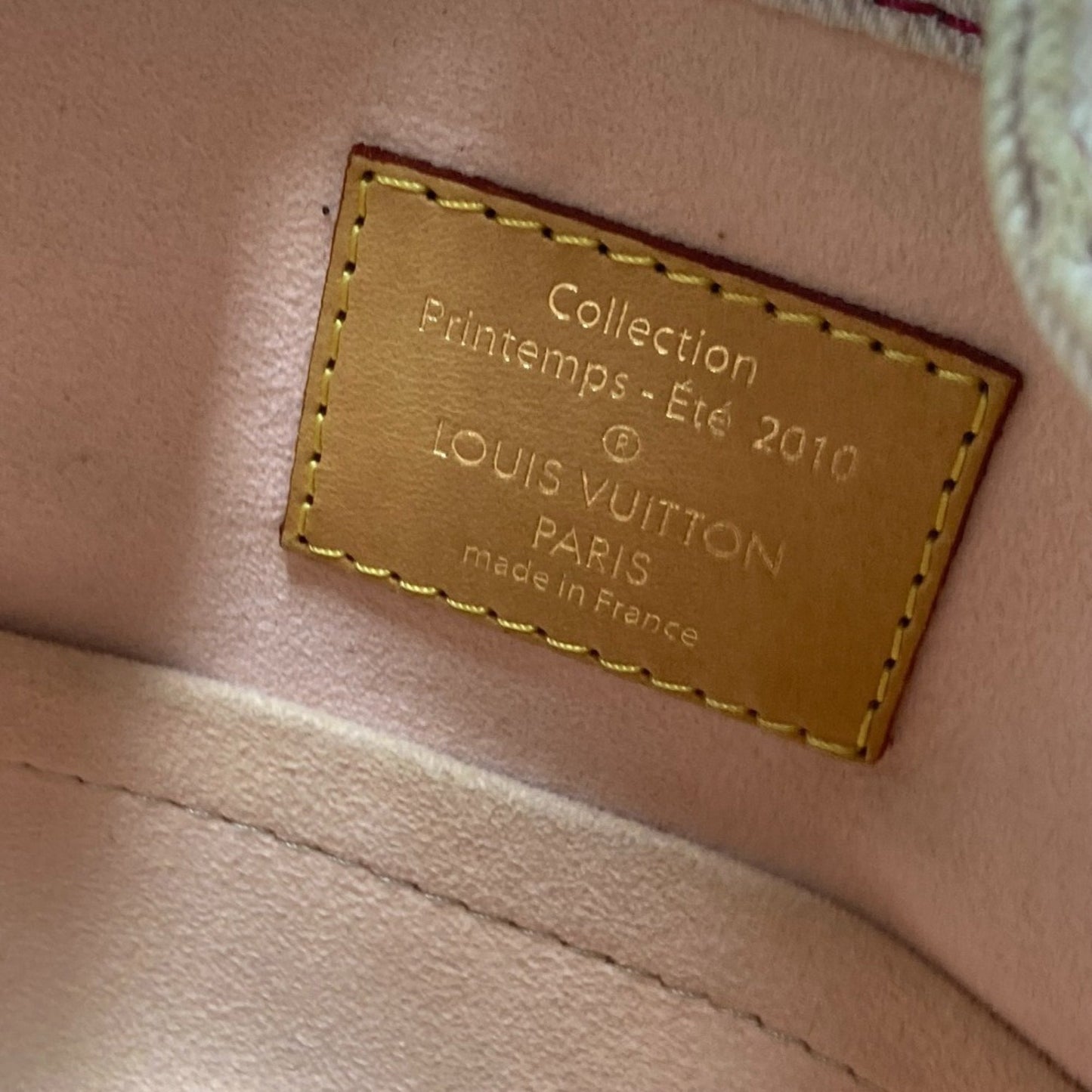 Louis Vuitton Pink Monogram Denim Shoulder Bag