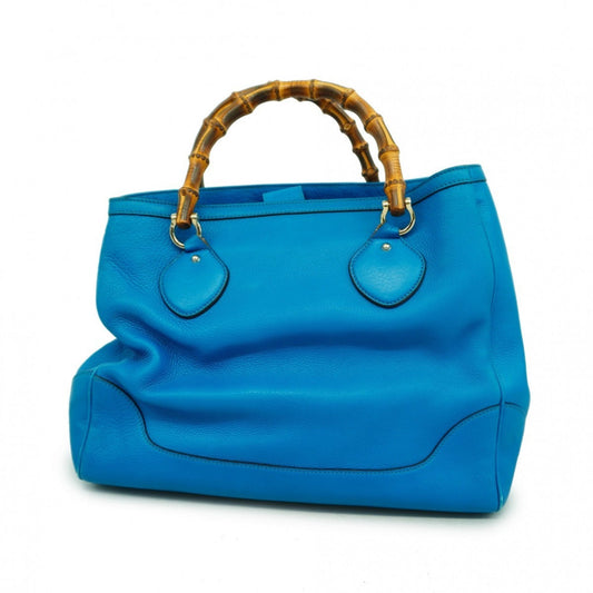 Gucci Blue Leather Handbag ()