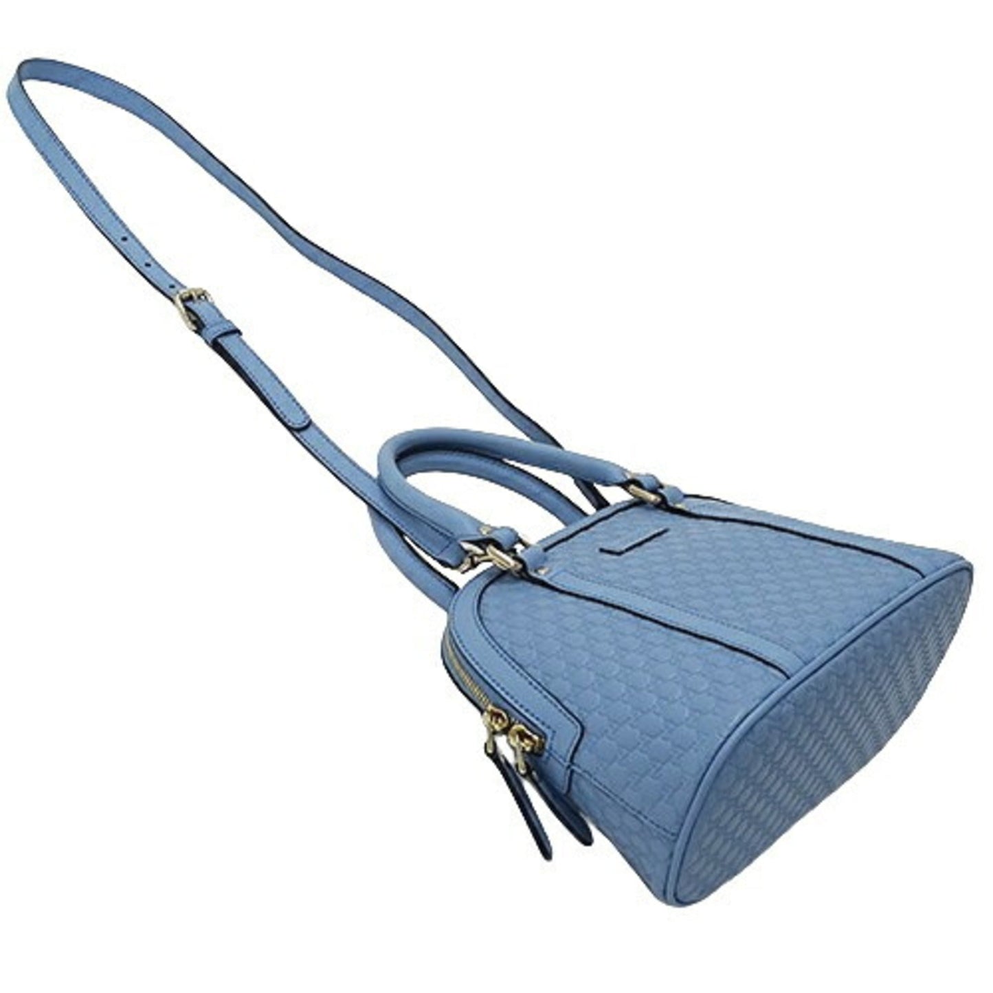 Gucci Light Blue Leather Handbag Shoulder Bag