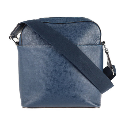 Louis Vuitton Navy Blue Taiga Leather Messenger Bag Pochette Shopping Bag Shoulder Bag Tote Bag ()