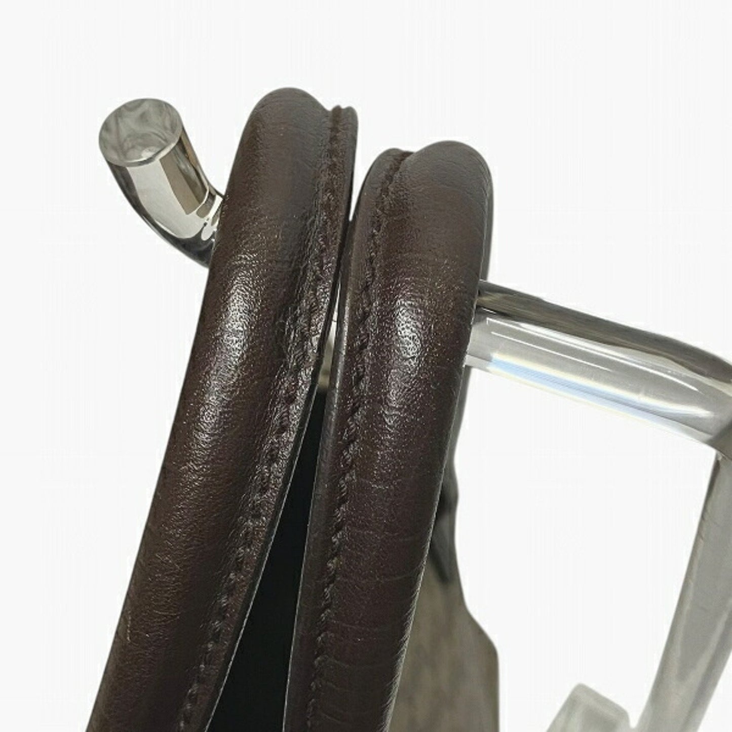Gucci Brown Pvc Leather Tote Bag