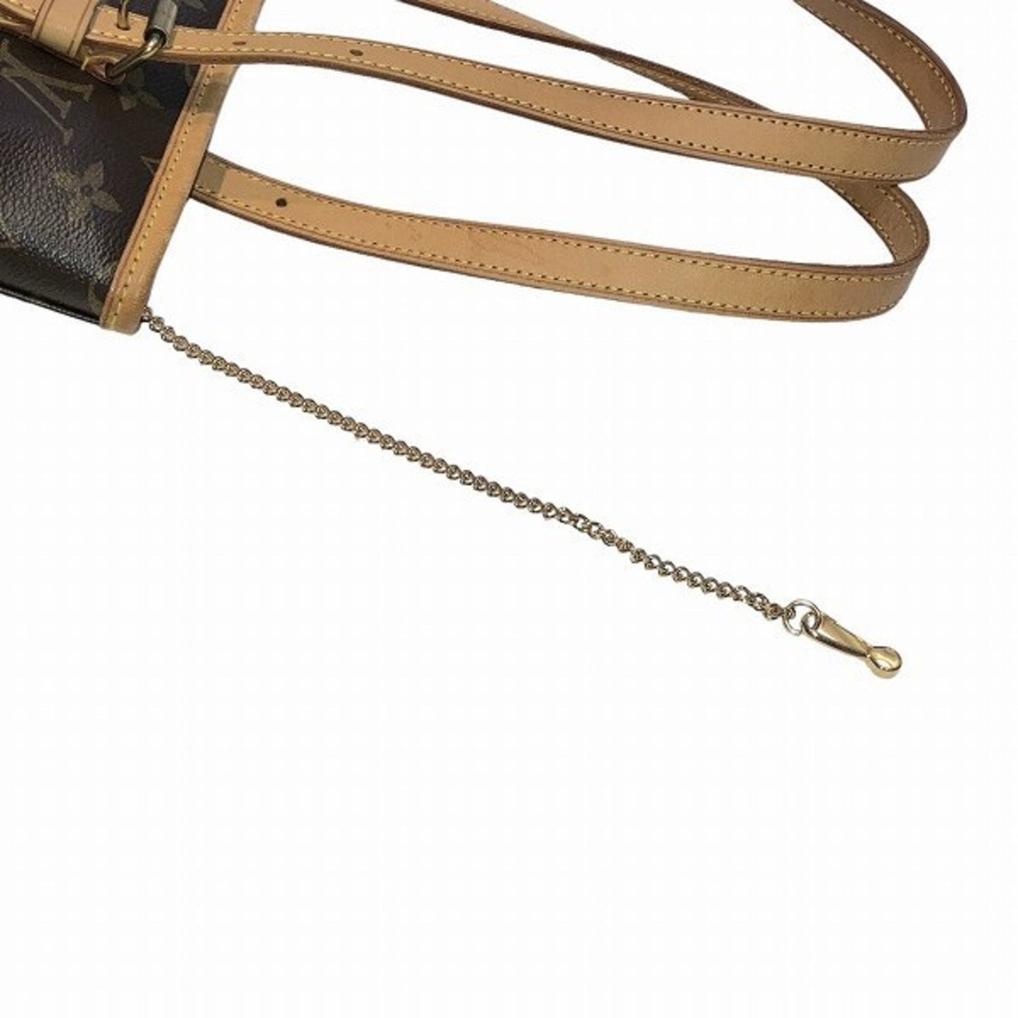 Louis Vuitton Brown Pouch Shoulder Bag Tote Bag