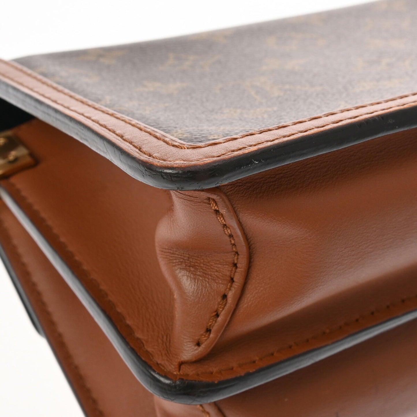 Louis Vuitton Brown Monogram Canvas Shoulder Bag