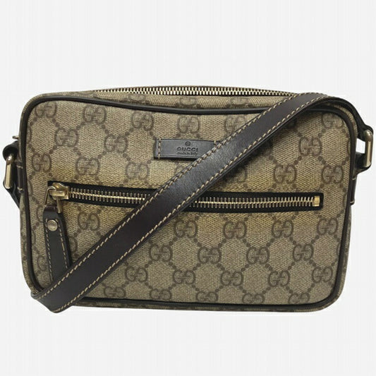 Gucci Brown Pvc Leather Shoulder Bag ()