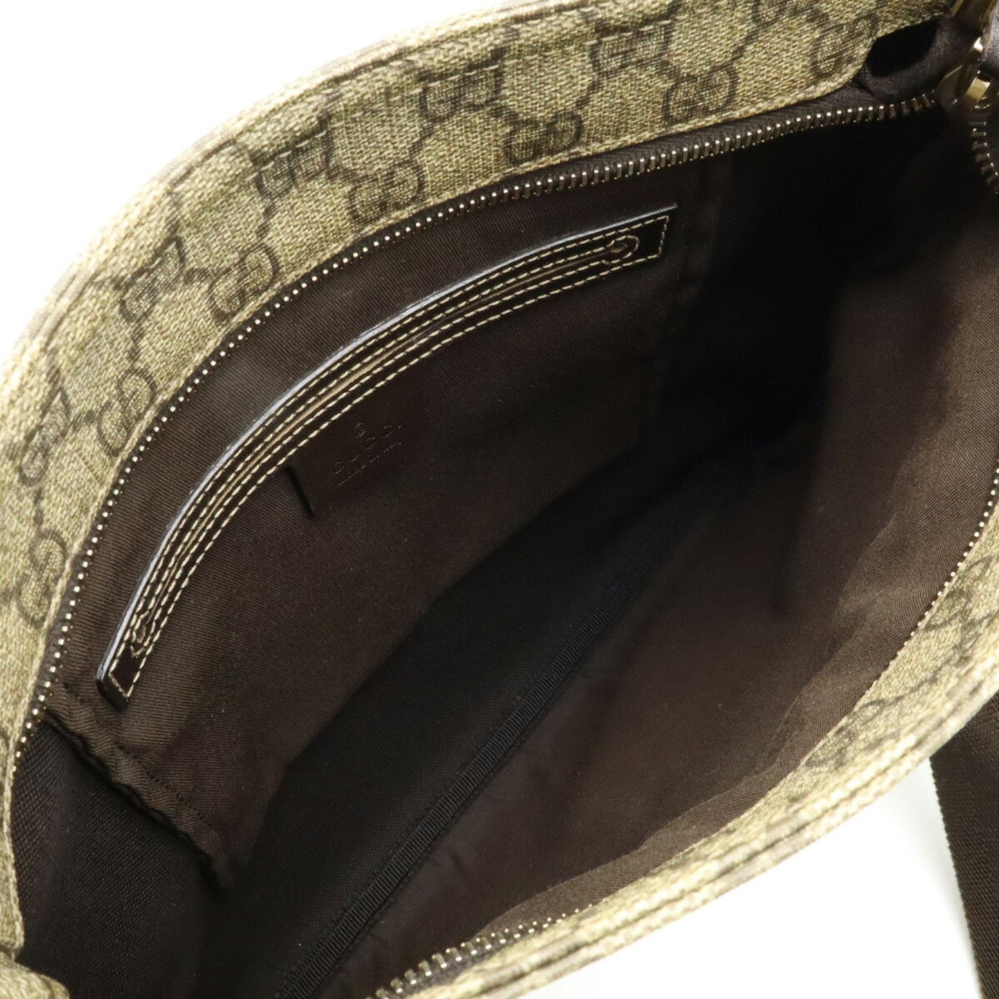 Gucci Dark Brown Pvc Leather Shoulder Bag