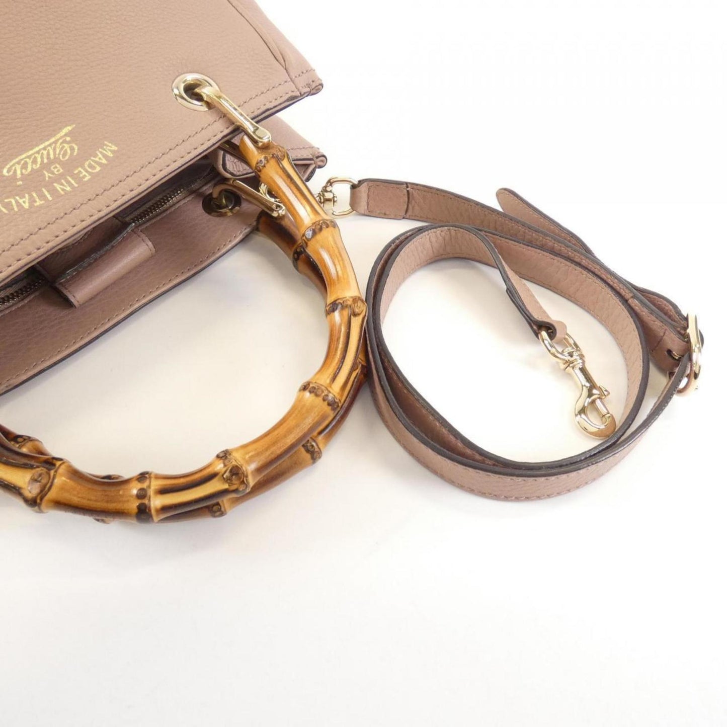 Gucci Light Pink Leather Handbag