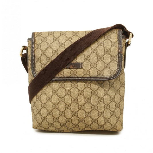 Gucci Brown Pvc Shoulder Bag
