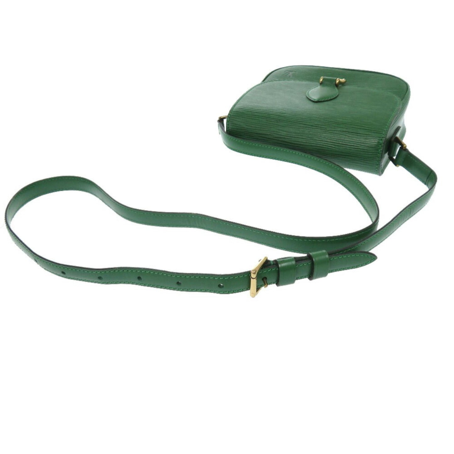 Louis Vuitton Borneo Green Epi Leather Shoulder Bag