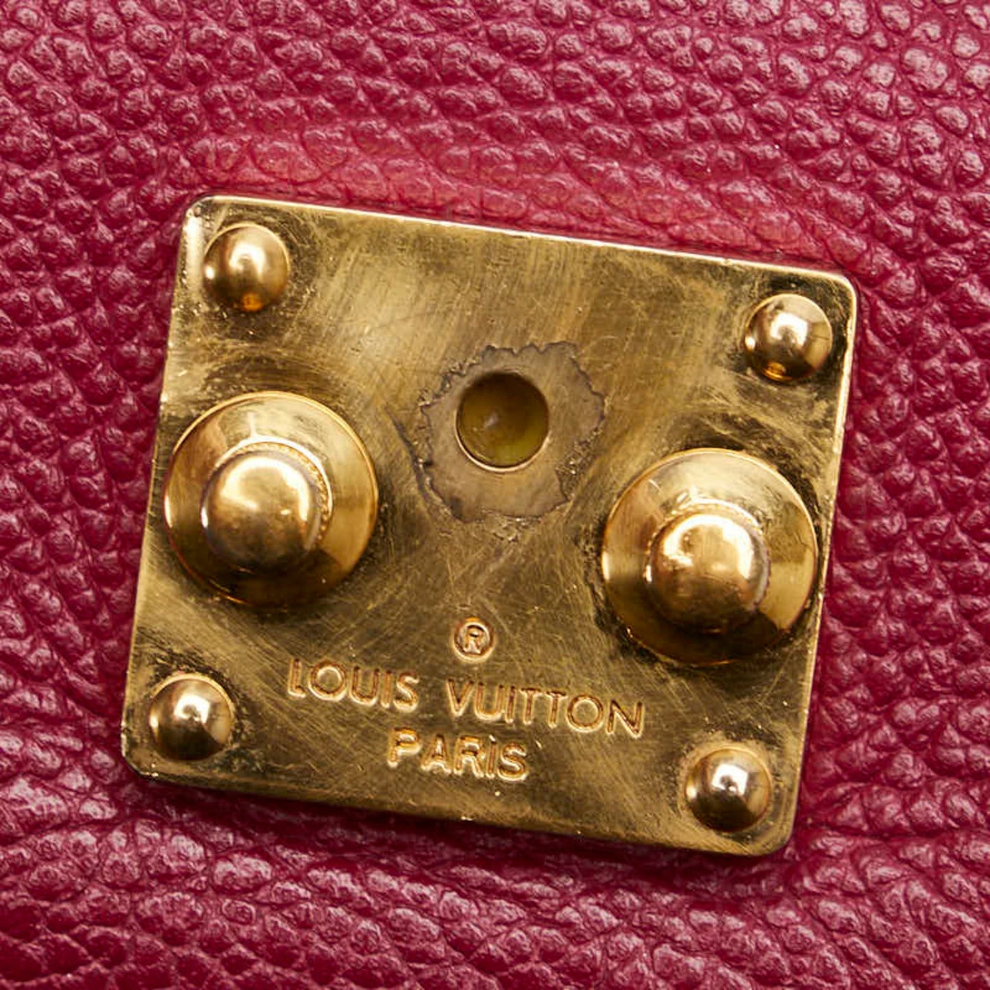 Louis Vuitton Grape Purple Leather Shoulder Bag