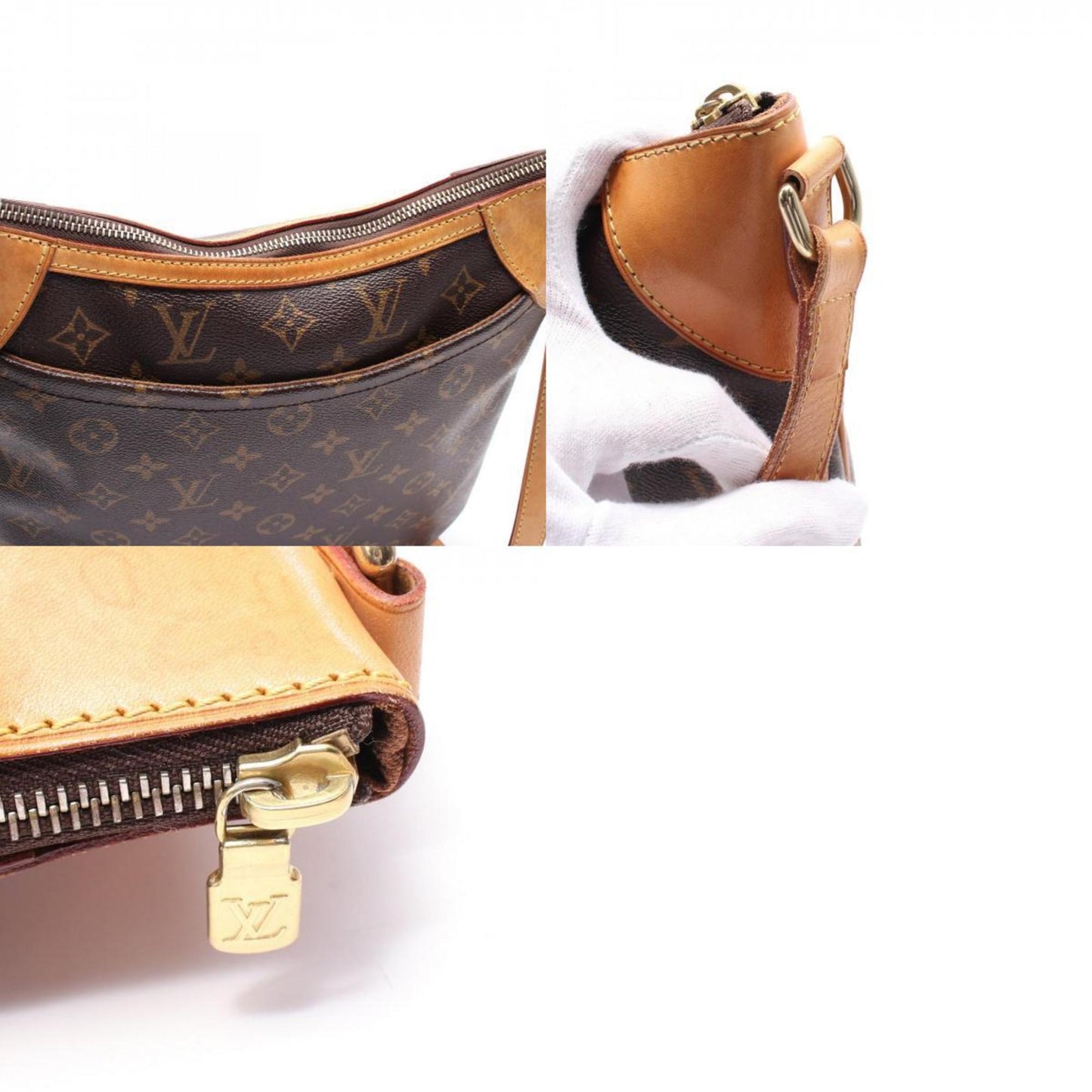Louis Vuitton Brown Monogram Monogram Leather Shoulder Bag