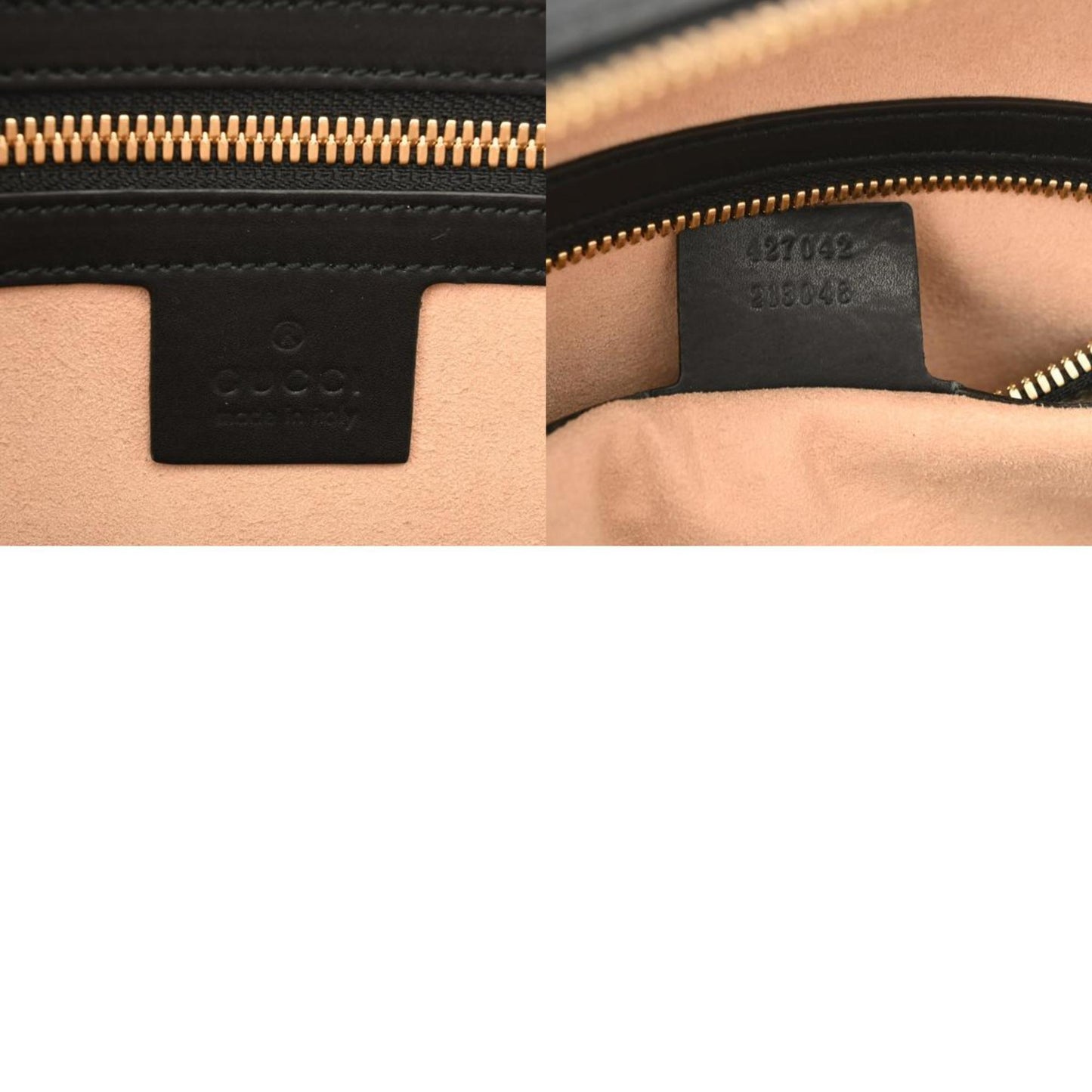 Gucci Black Grayish Pvc Leather Backpack